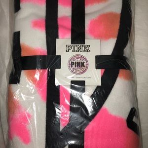 Pink Round Beach Towel